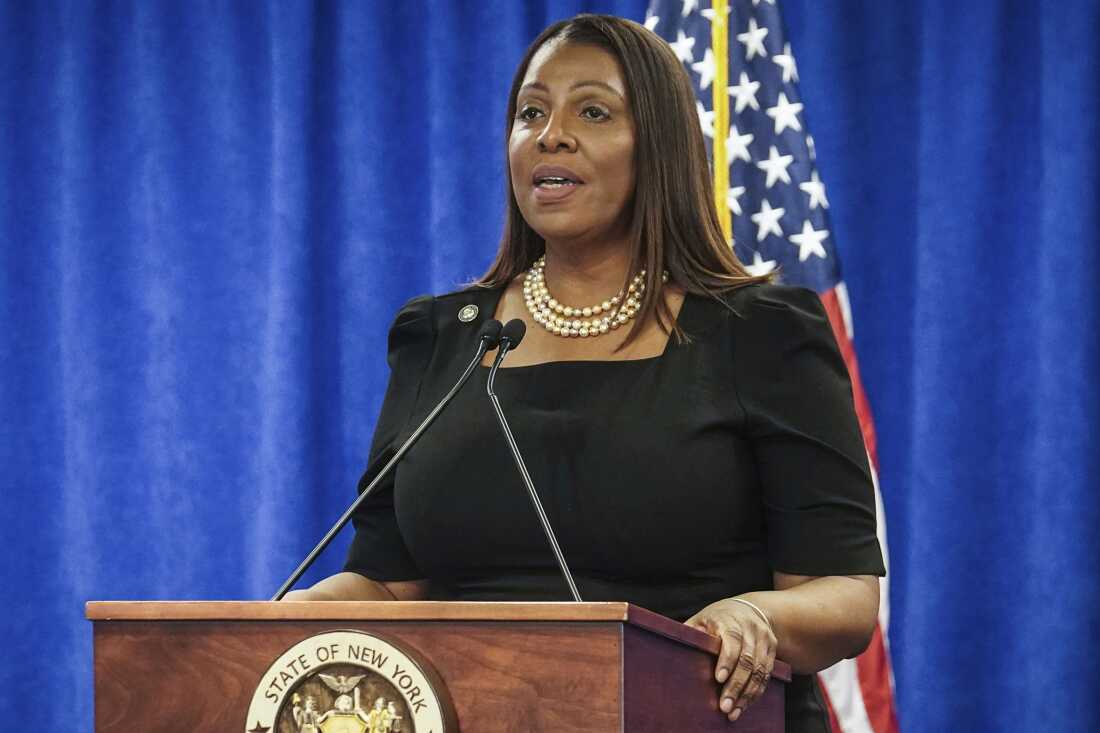 档案 - 纽约总检察长莱蒂蒂亚·詹姆斯（Letitia James）讲话，2024年2月16日在纽约。 （AP照片/Bebeto Matthews，文件）
