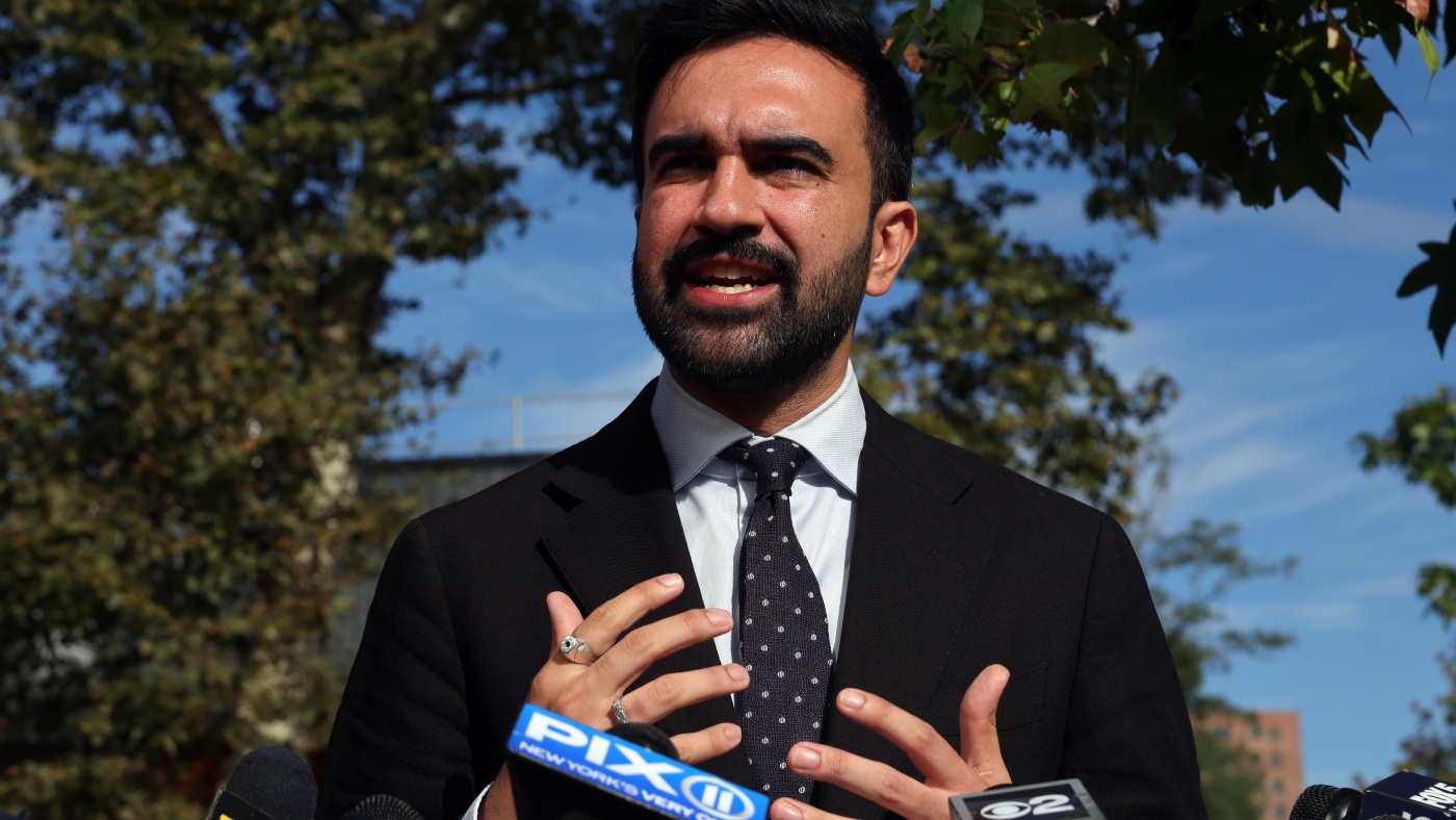 前副总裁哈里斯（Harris）认可纽约市市长的曼达尼（Mamdani），因为一些民主党人保持沉默