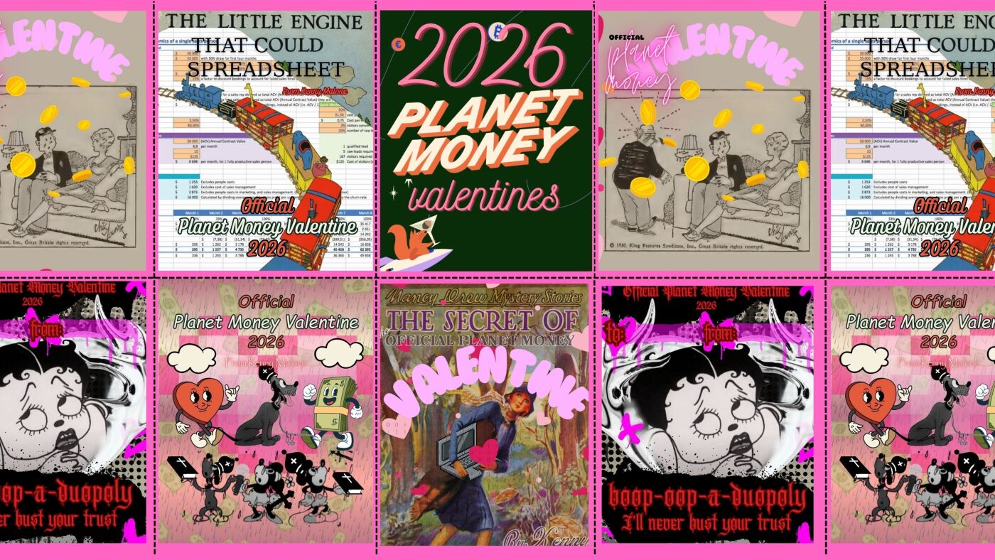 为什么 Betty Boop、电子表格和便士是 Planet Money 的 2026 年情人节礼物 : Planet Money : NPR