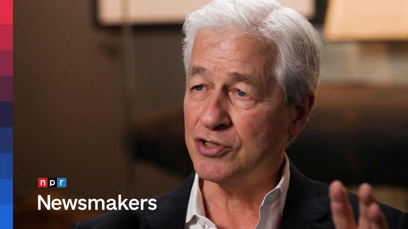 杰米·戴蒙 (Jamie Dimon) 谈伊朗战争、特朗普总统和人工智能 : NPR 的新闻人物 : NPR