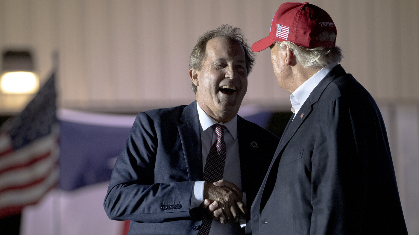 特朗普在德克萨斯州参议院初选决选中支持肯·帕克斯顿（Ken Paxton）而不是现任约翰·科宁（John Cornyn）