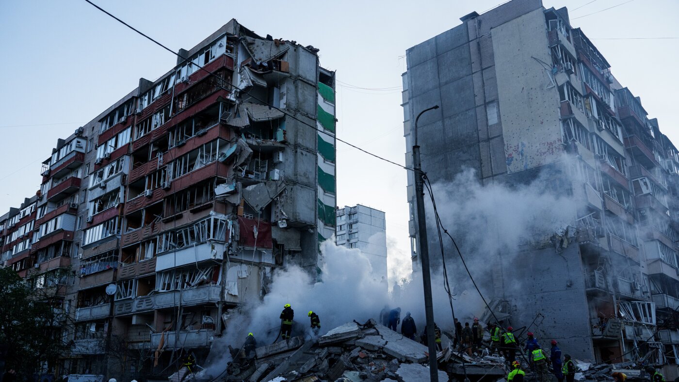 基辅公寓楼袭击事件中的死亡人数目前为 24 人：NPR