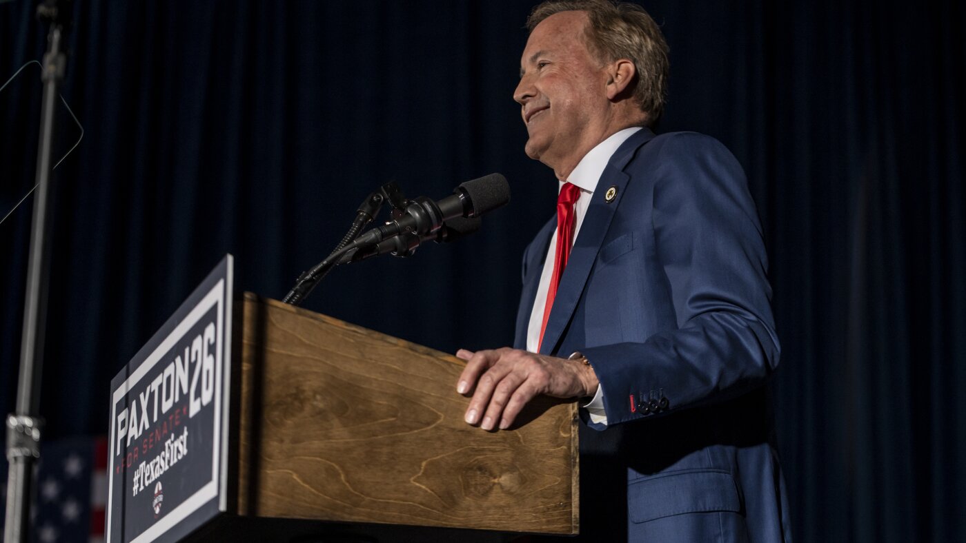 德克萨斯州共和党提名肯·帕克斯顿 (Ken Paxton) 担任参议院席位，罢免现任约翰·科宁 (John Cornyn)